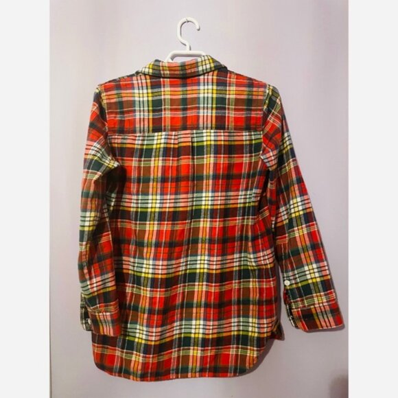 Madewell Top Ex-Boyfriend Oversized Flannel Shirt - Picture 3 of 4